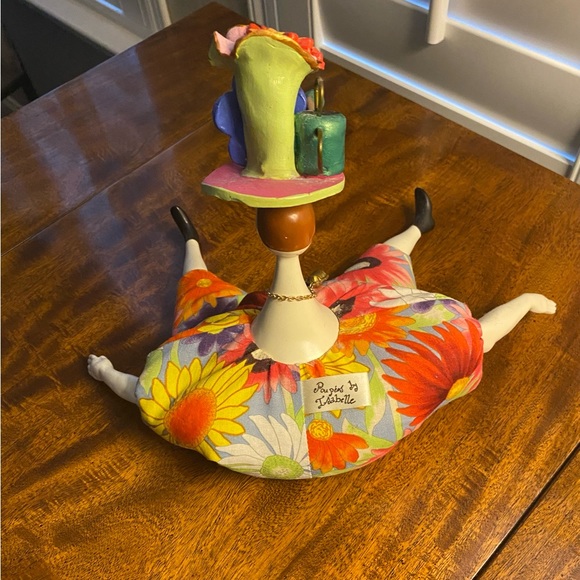 Poupee’ porcelain gardner doll By Isabelle Segal. Whimsical original cir:2000 - Picture 4 of 6